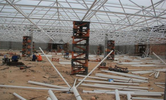 周口盘点钢结构网架装配的步履和相关关注变乱